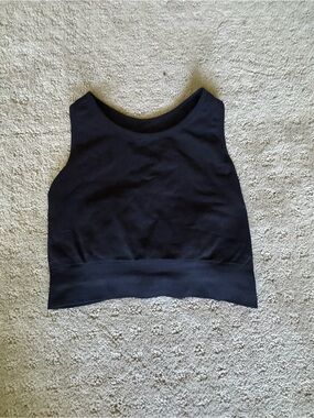 NVGTN Black Cropped Tank Top